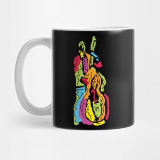 Multicolor Bass Musician Mug